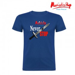 Camiseta unisex "NEVER STOP"