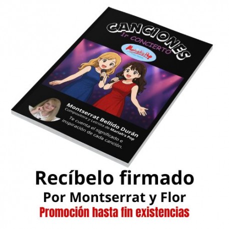 Libro: Canciones 1r concierto de Mariah's Pop