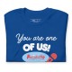 Camiseta unisex algodón YOU'RE ONE OF US - BCN - Mariah's Pop