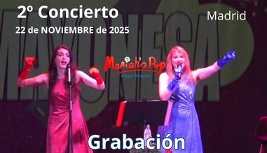 Grabaci&oacute;n 2&ordm; concierto Mariah's Pop